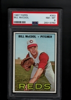 1967 Topps #353 Bill McCool PSA 8 NM-MT CINCINNATI REDS